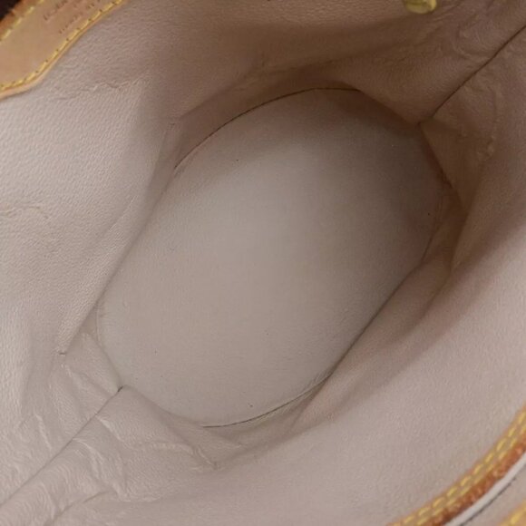 LOUIS VUITTON BUCKET PM Shoulder Tote Bag Monogram Leather Brown M42238 98KA454 - Picture 12 of 16